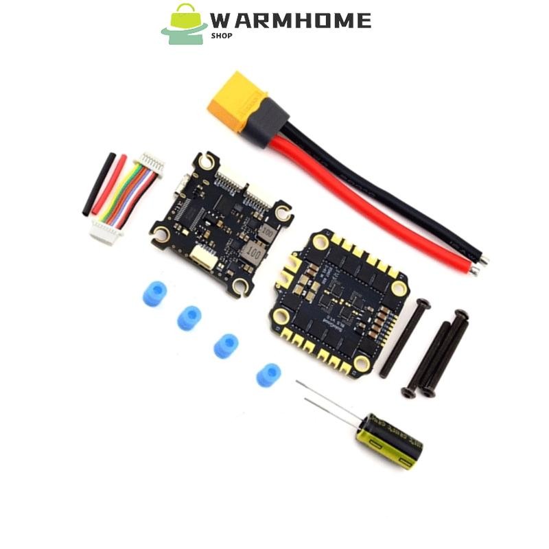 Warm Performances F722 Flight Controller สําหรับ FPV พร้อม ESC และ 8 เอาต์พุตมอเตอร์สําหรับการทํางาน