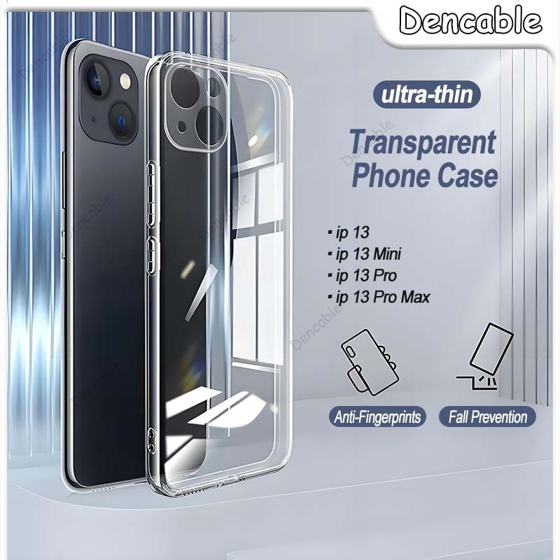 รวมทุกอย่างเคสโทรศัพท์โปร่งใส Ultra-Thin Fall Prevention Hard Case สําหรับ Ip13 Ip13Mini Ip 13Pro Ip