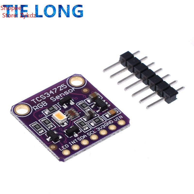 1PCS 34725 TCS34725 สีเซ็นเซอร์ RGB สีเซ็นเซอร์ Development Board โมดูลสําหรับ Arduino
