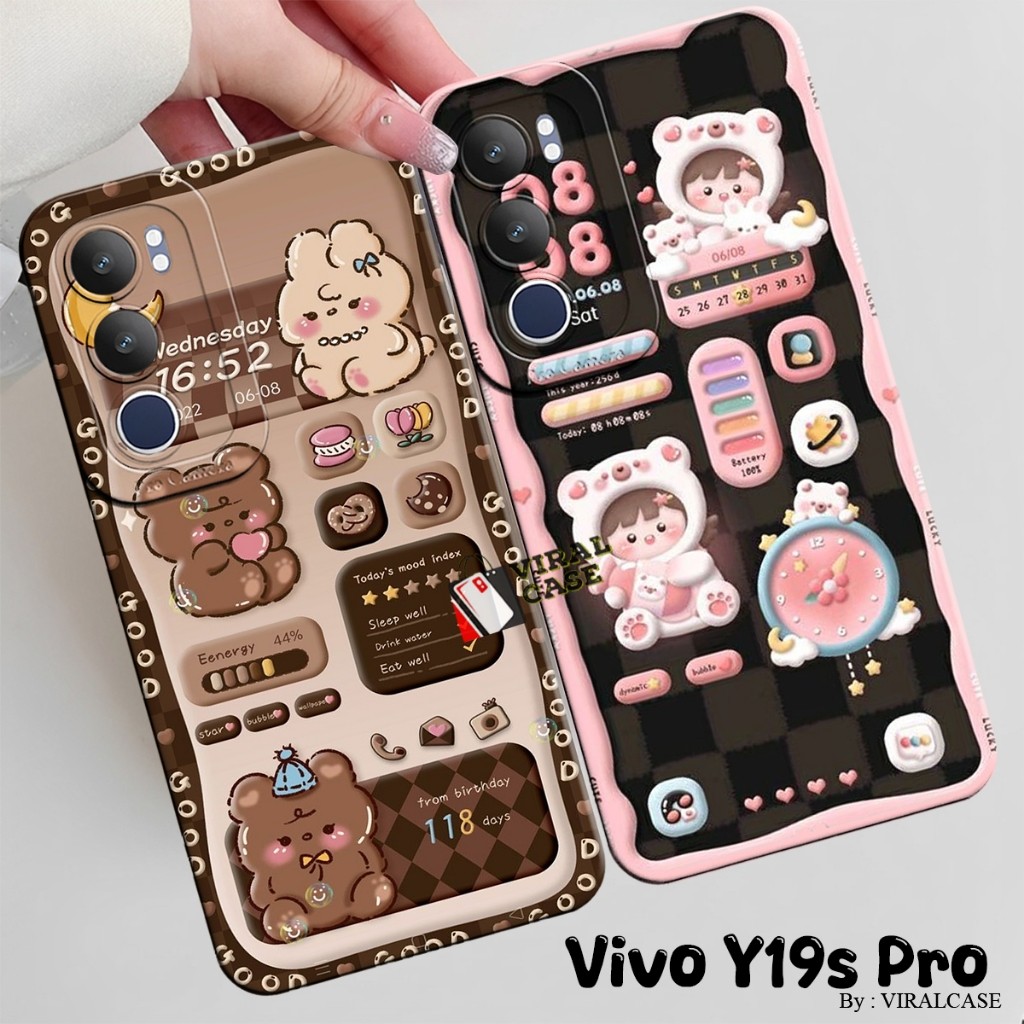 เคส HP VIVO Y19S PRO - VIVO Y19S 4G - เคสแฟชั่นนามธรรม - VIVO Y19S PRO Softcase - ซิลิโคนกล้อง Pro -