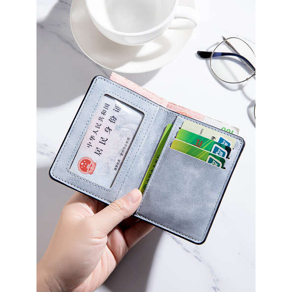 cardholder perota กระเป๋าบัตร กระเป๋าใส่บัตรกระเป๋าใส่บัตรผู้ชายบางเฉียบและกะทัดรัดซองหนังใส่ใบขับขี