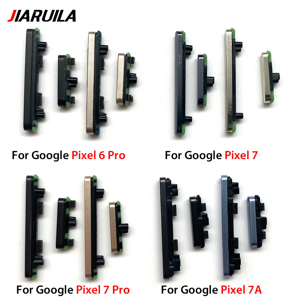 สําหรับ Google Pixel 6 Pro 6A 7 Pro 7A สวิทช์เปิดปิดปุ่มปรับระดับเสียง Flex Cable อะไหล่ทดแทน