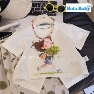 ชุดเซ็ตเด็กผู้หญิง เสื้อยืดคอกลม กางเกงขายาว ขาจั๊ม ชุดแฟชั่นลูกสาว Size90-120cm DXT77