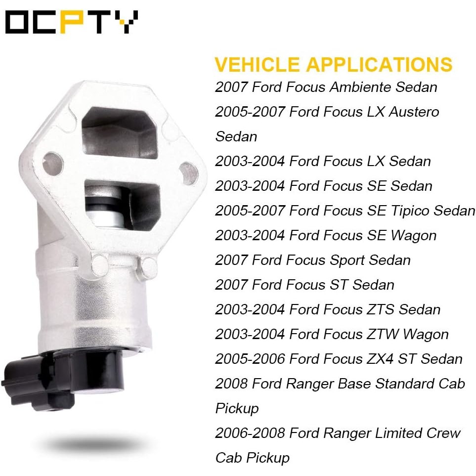 OCPTY Idle Air Control Valve Fit สําหรับ 2003-2007 สําหรับ Ford สําหรับโฟกัส | 2001-2011 สําหรับ For
