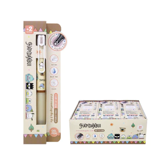 ปากกาเจล Oniso รุ่น 9133 ลาย SANRIO พร้อมไส้ปากกา หมึกน้ำเงิน 0.5 มม.