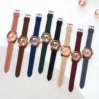 JW481 Jam Tangan Quartz Wanita Strap Tali rubber Analog Chrono Casual Gaya Retro  Watch Korean Fashion murah COD