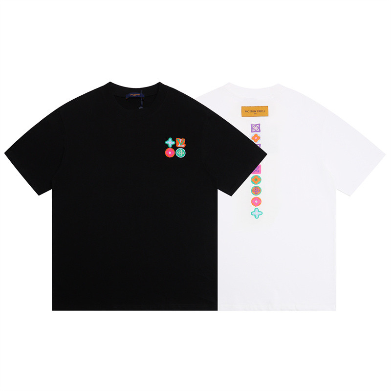 เสื้อยืดผ้าฝ้ายแขนสั้นสำหรับผู้ชายและผู้หญิง สไตล์ฟรีไซเซอร์ พิมพ์ลายสวยงาม ใส่สบายในฤดูร้อน