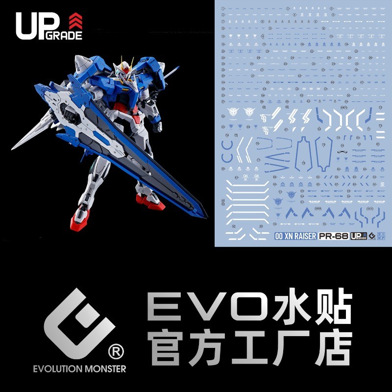 EVO Waterslide Decal PR-68 RG 00R 00 XN RAISER 00XNR 00RXN DIY อะไหล่เรืองแสงความแม่นยําสูงมือถือชุด