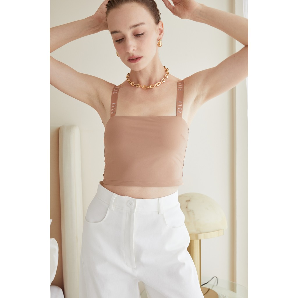 ELLE Lingerie Camisole Bra รูปแบบเสื้อสายเดี่ยว มีฟองน้ำ มีให้เลือก 3 สี รุ่น LH1850