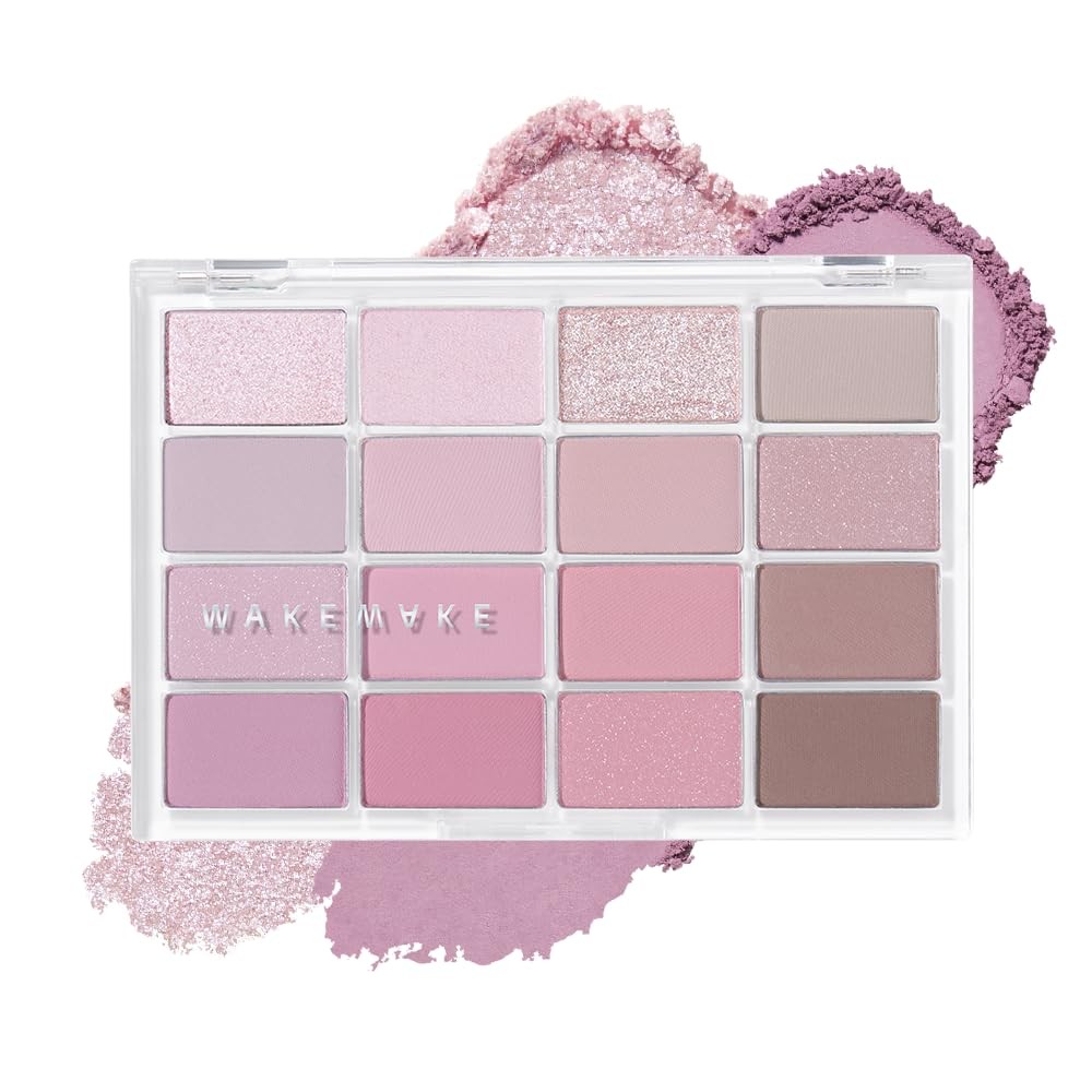 Wakemake Soft Blurring Eye Palette 04 Lavender Blurring eyeshadow matte lame กลิตเตอร์
