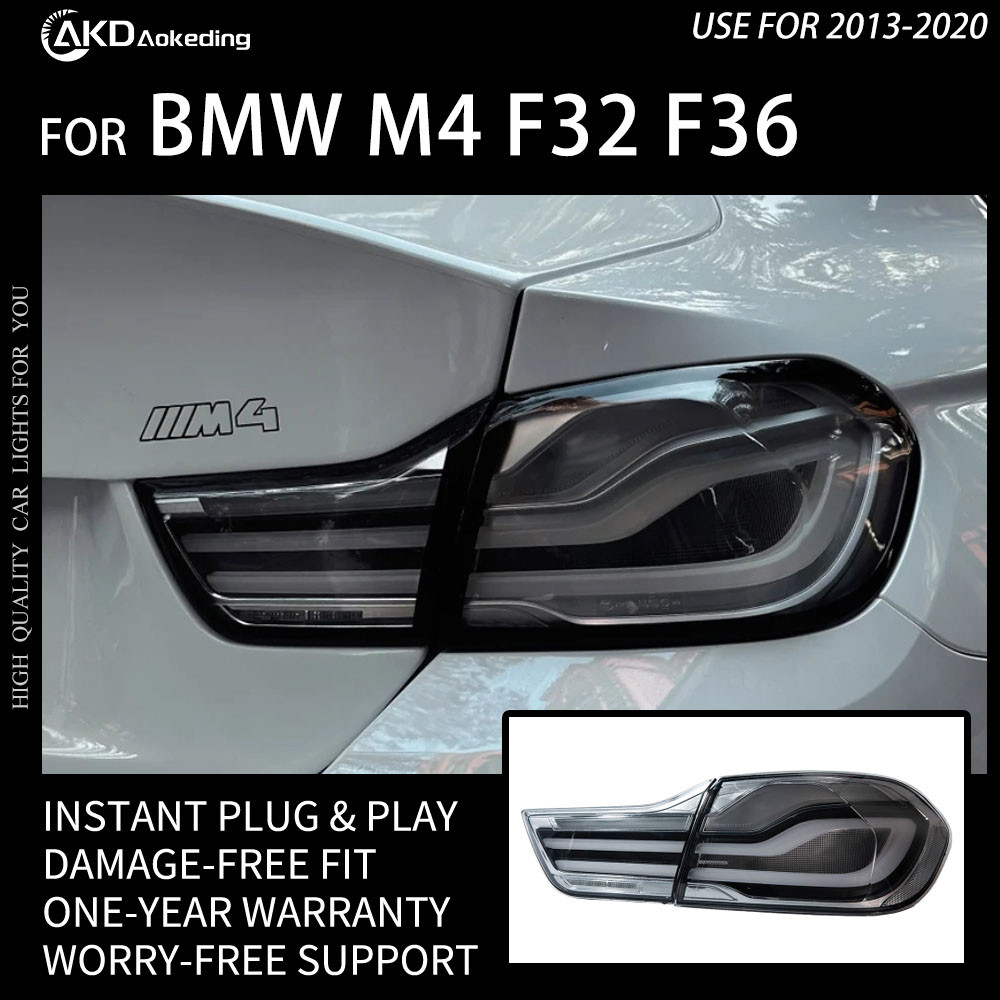 AKD ไฟท้ายรถยนต์สําหรับ BMW F32 F36 F82 M4 4 Series 2013-2020 420i 425i 428i 430 i 435i 440i LED ไฟท