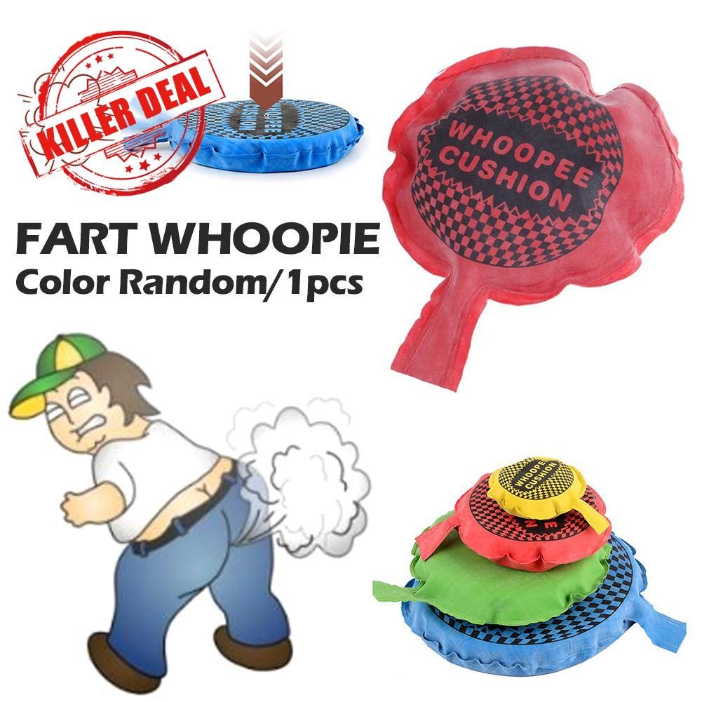SDXDSC Fart Whoopie Gag Trick Fun Prank ของเล่นเบาะสีสุ่ม C9u4 SDXDSC