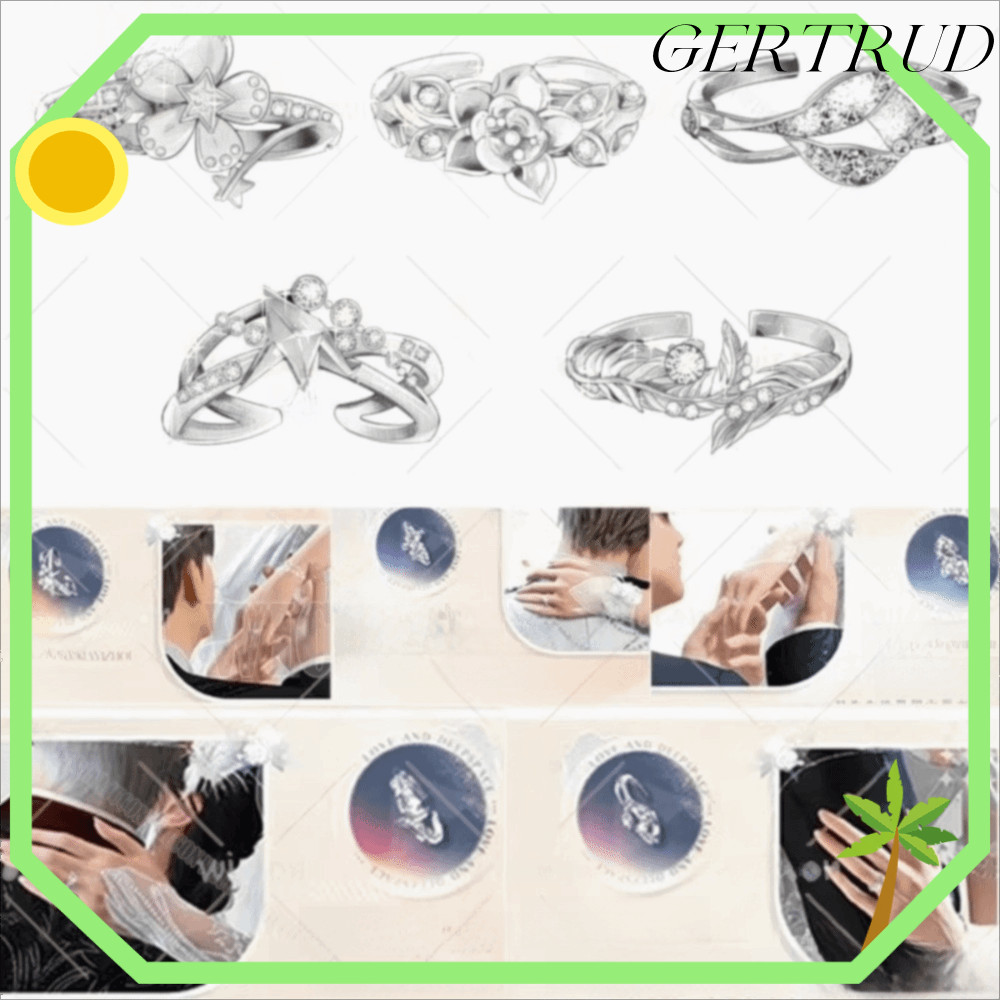 GRTRUD Love And Deepspace Ring, Copper Xavier Wedding Ring, Zayne Rafayel Sylus ปรับแหวนฮาโลวีน