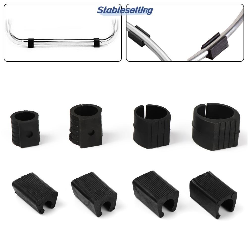 STABLESELLING 10 ชิ้น เบาะรองขาเก้าอี้ ทนทาน พื้นกันลื่น U รูป Damper สตูล