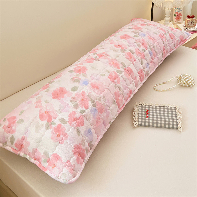 Vintage ดอกไม้ยาวปลอกหมอนหมอน Double Bolster Case 48x120 ซม.48x150 ซม.48x180 ซม.