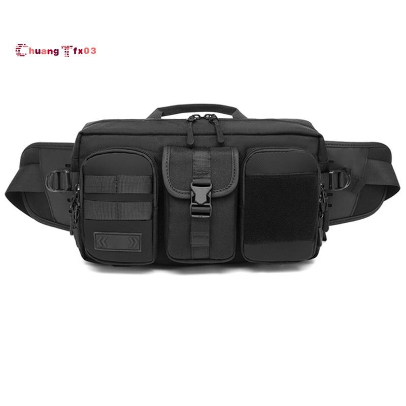 OZUKO Chuangtfx03OZUKO Mens Waterproof Outdoor Hiking Crossbody Bag Sports Multifunctional Large Cap
