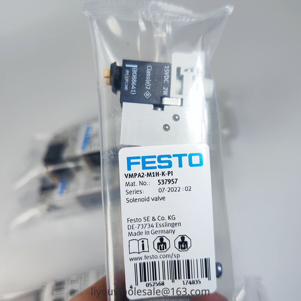 FESTO FESTO MPA Valve Island Solenoid Valve ยี่ห้อใหม่พร้อมสต็อกรับประกันคุณภาพหนึ่งปี VMPA2-M1H-TEK