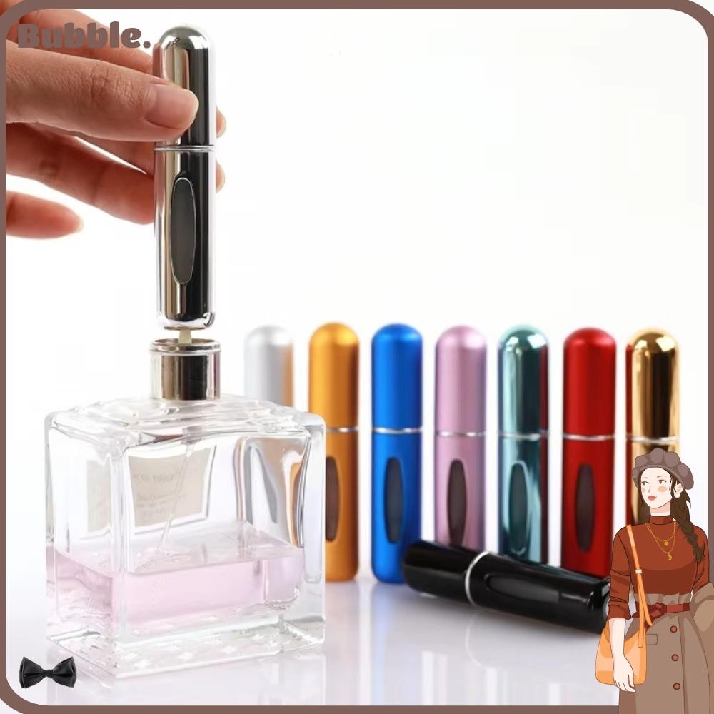 ฟอง ขวดเติมน้ําหอม,เครื่องจ่ายน้ําหอมรีฟิล 5 มล.,ขวดเครื่องฉีดน้ําเครื่องมือแต่งหน้าขนาดเล็กแบบพกพา