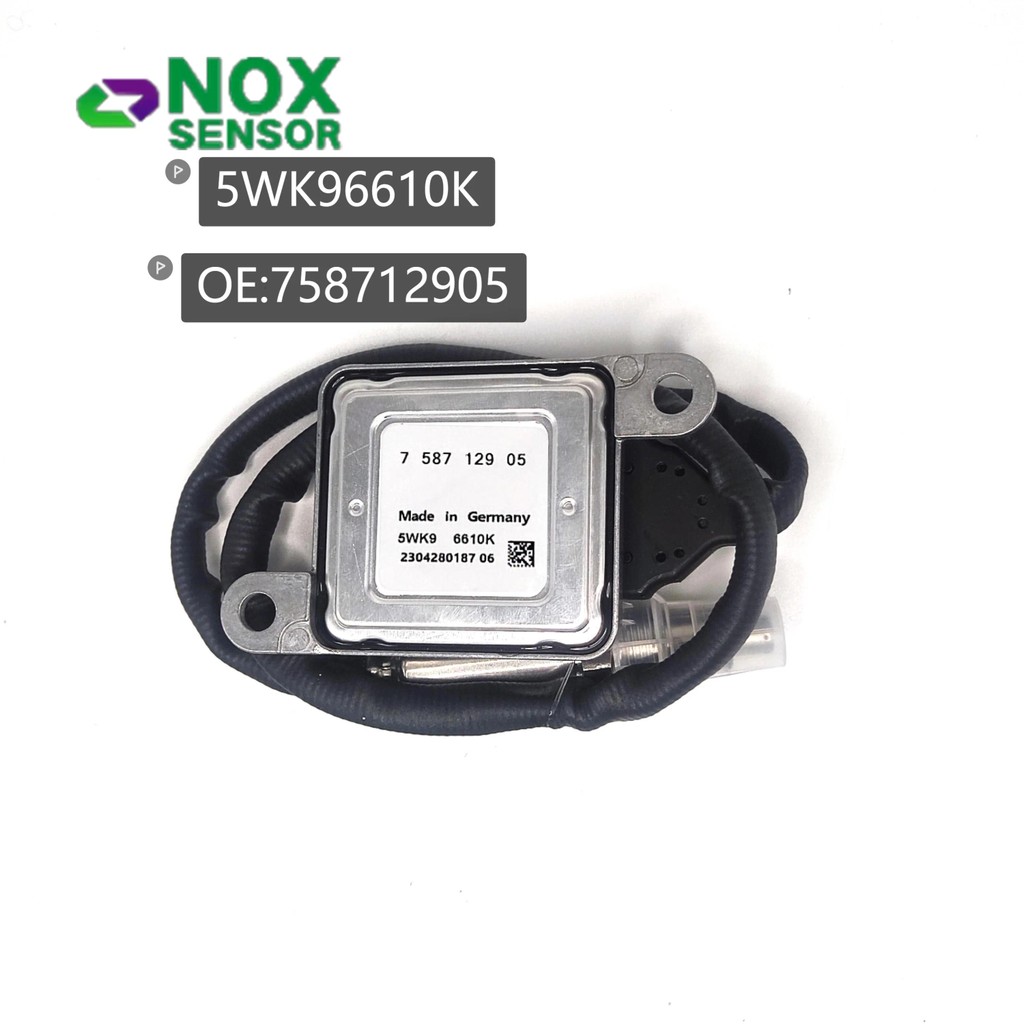 758712905 NOx Sensor 12V 5-pin 5WK9 6610K ไนโตรเจนออกไซด์เซ็นเซอร์ 12V สําหรับ BMW E93 E90 E82 E88 E