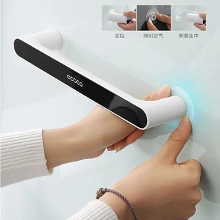 Yicoco ชั้นวางรองเท้าแตะสติกเกอร์กาวเจาะฟรีชั้นวางผ้าขนหนูสติกเกอร์ไร้รอยต่อชั้นวางรองเท้าเฉพาะรอบสติ๊กเกอร์ติดผนังอุปกรณ์เสริม L28H
