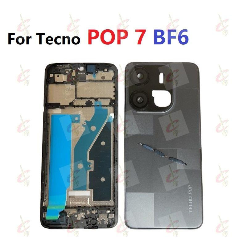 ฝาหลังสําหรับ Tecno POP 7 กรอบ LCD BF6