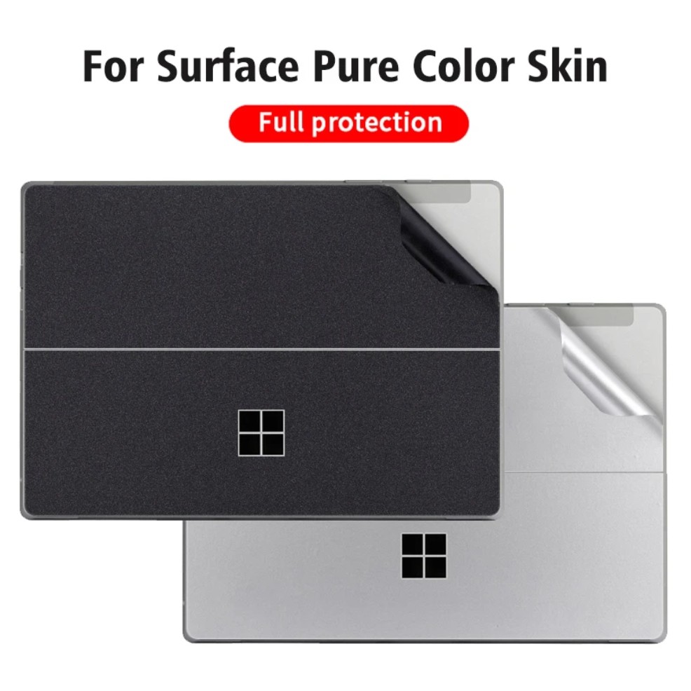 ไวนิลสติกเกอร์ผิวสีทึบสําหรับ 2025 Microsoft Surface Pro 12 ในปกหลัง Body Protector สําหรับ Surface 