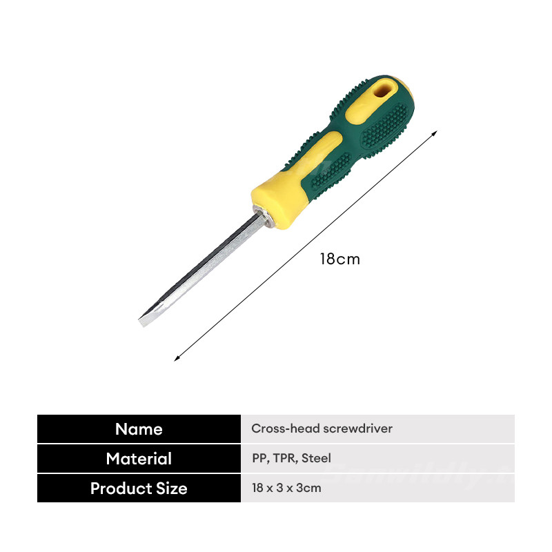 💕SW💕 ไขควงปากแบน Cross Flathead อเนกประสงค์สำหรับใช้ในบ้าน หัวคู่ ถูกสุดๆ - รูปที่ 7
