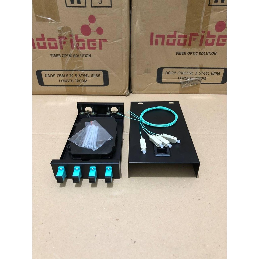 4 core SC Multimode OM3 / mini OTB 4 พอร์ต SC OM3 ครบ