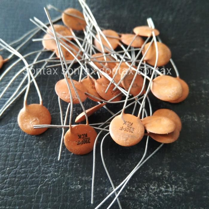 (READ DESCRIPTION!!) 390pf 390 pf kck npo 250v เซรามิค