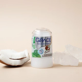 Grace เกรซ โรลออนสารส้ม ระงับกลิ่นกายได้ยาวนาน โรลออน จากธรรมชาติ 5 สูตรข นาด 70g