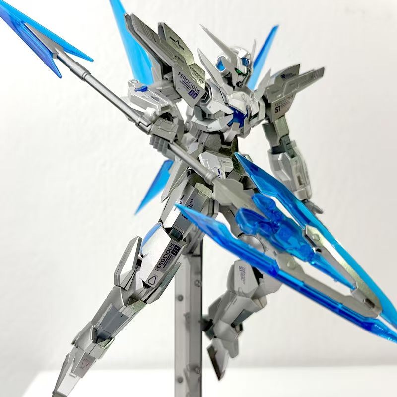 [Jimo Club] JMS Gundam HG 1/144 Limited Sheet Spray Glacier Instant Change Metal Silver Gundam Assem