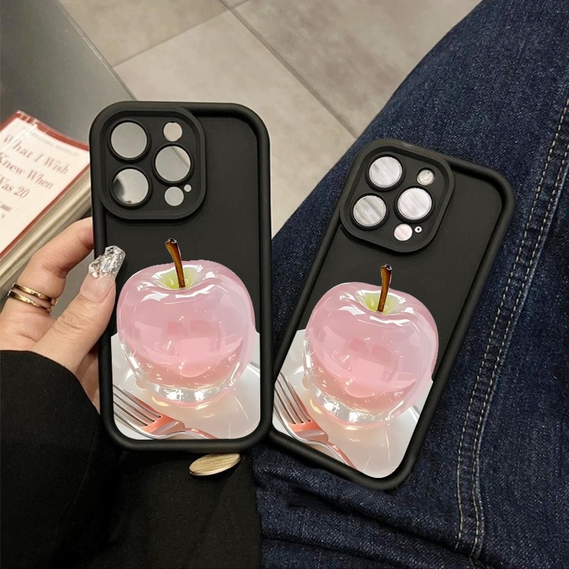 ที่ไม่ซ้ํากันซิลิโคนกรณีน่ารัก 3D Apple hp กรณี Vivo Y5S Y17SY19 T1 Y02T Y11 Y35 Y15A Y15S U1XU3XY30