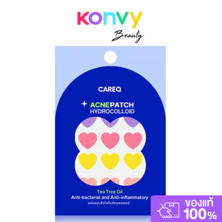 CAREQ Acne Patch Hydrocolloid 24 Dots แคร์คิว แผ่นแปะสิวไฮโดรคอลลอยด์.