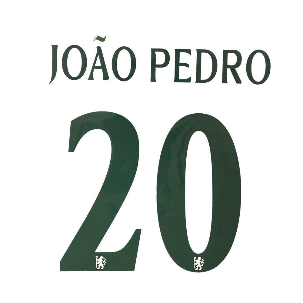 OFFICIAL JOAO PEDRO 20 Chelsea FC Away 2025-26 Cup UCL Print