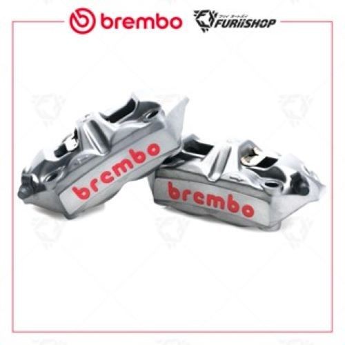 ปั๊มเบรคล่าง Brembo M4 100mm /. 108mm. (เทาโลโก้แดง)