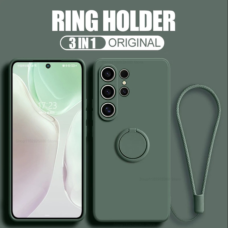SAMSUNG หมีกลเคสโทรศัพท์สําหรับSamsung Galaxy A57 A37 A17 A07 A56 A36 A26 A16 A06 A15 A25 A35 A55 A05 A05S 4Gซิลิโคนเหลวด้านข้างรูปแบบฝาครอบ