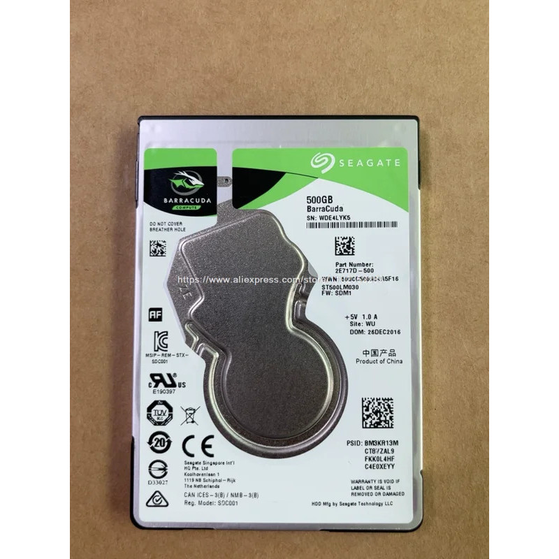 ST500LM030 ฮาร์ดดิสก์โน้ตบุ๊ค 500g ใหม่ 2.5 นิ้ว mechanical Disk 500GB ความเร็วสูง 128M