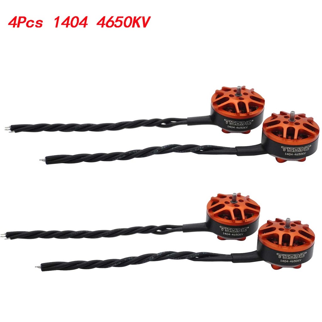 4 ชิ้น1 ชิ้น YSIDO 1404 3850KV 4650KV มอเตอร์ไร้แปรงสําหรับ RC Drone 90-110 มิลลิเมตร FPV Racing Multirotor Quadcopter Alpha A75 Beta75X Crux3