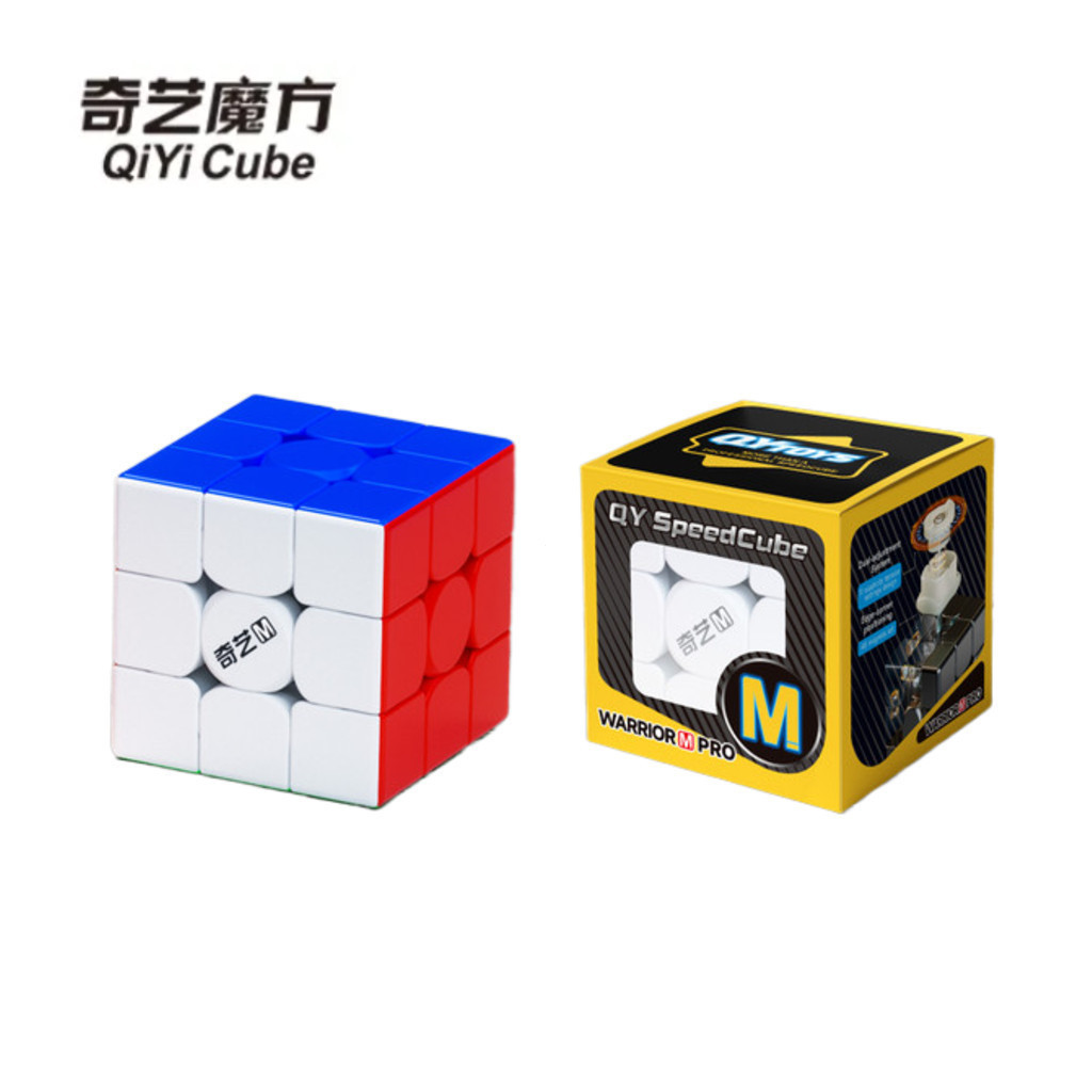 Qiyi คิวบ์แม่เหล็ก Warrior M Pro 3x3 คิวบ์ความเร็ว 11 ระดับ 48 แม่เหล็ก 3x3x3 ลูกบาศก์มายากล ปริศนา ของเล่น ของขวัญ