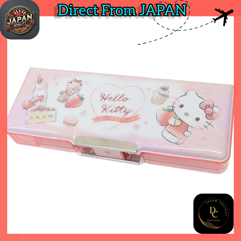 Hello Kitty [Pencil Case] Double-Sided Opening Pen Case Sanrio Kamio Japan New Semester Preparation 