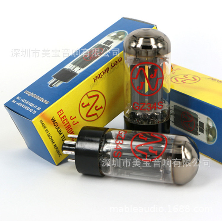 เช็ก JJ GZ34 Rectifier Tube Straight Generation 5AR4, 5Z4P