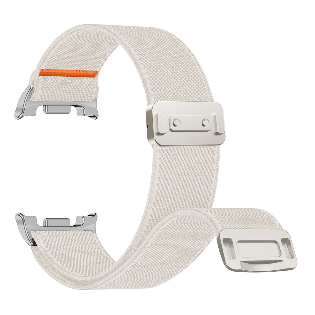 ไนลอนสายนาฬิกาแม่เหล็กสําหรับ Samsung Galaxy Watch 8 40 มม.44 มม.สร้อยข้อมือแบบห่วงยืดหยุ่นสําหรับ Galaxy Watch 8 คลาสสิก 46 มม.สายรัดข้อมือ - รูปที่ 4