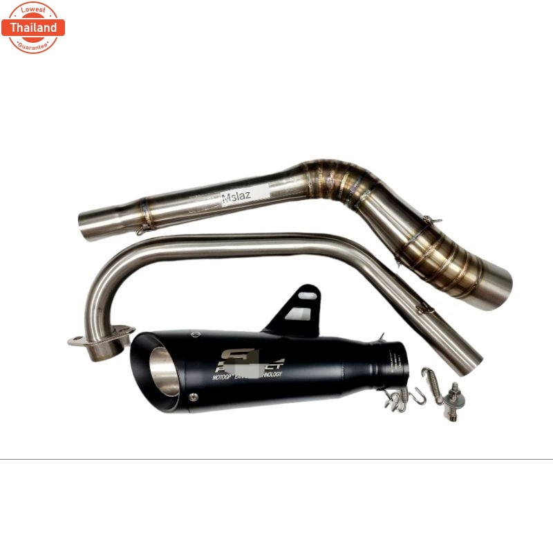 Sale! คอท่อสแตนเลส Mslaz และ R15 ตัวเก่า ก่อนyear 2017 สำหรัคอท่อ 2 นิ้ว พร้อมปลายท่อ มีให้เลือกหลาย