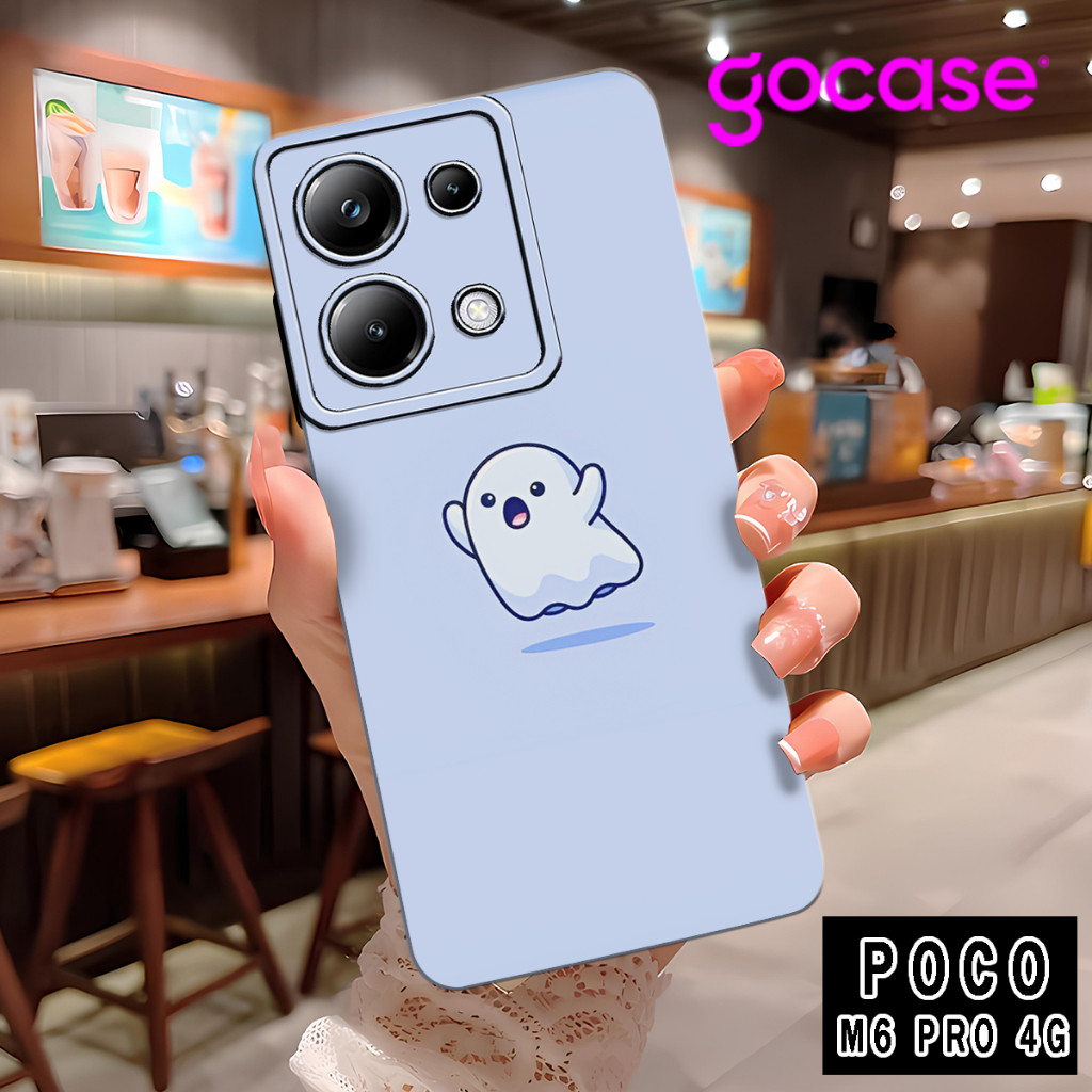 ( DTF 38) ยืดหยุ่นยาง softcase สําหรับ Poco x6 5G l Poco m6 pro 4G l Redmi note 13 pro 5G l Redmi no