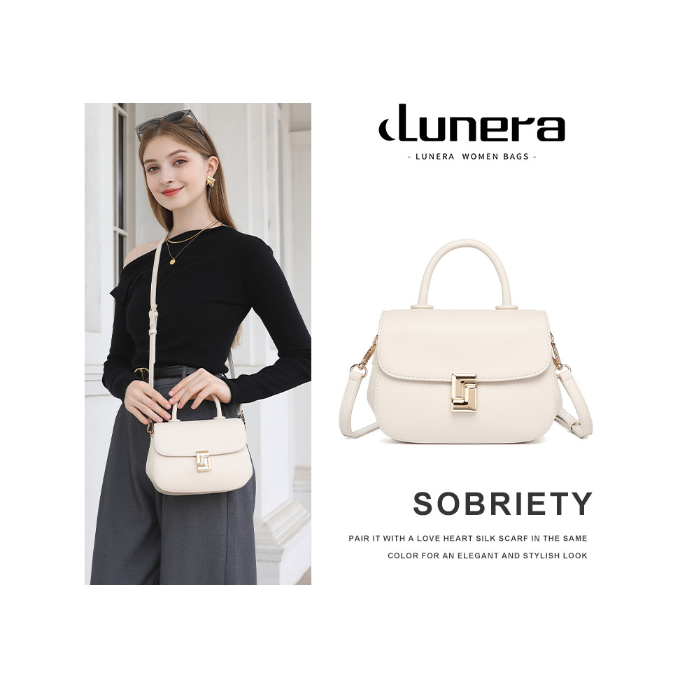 LUNAR [ Verona Bag ] - กระเป๋าสะพายหนัง PU พรีเมี่ยม - กระเป๋าวินเทจ - กระเป๋าแฟชั่นนําเข้า 2025