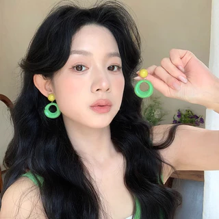 ต่างหูสไตล์ทะเลสีฟ้า โดปามีน Vintage เที่ยวทะเล｜ต่างหูแฟชั่นผู้หญิง ต่างหูระย้า ต่างหูเกาหลี ดีไซน์เก๋ไม่ซ้ำใคร
