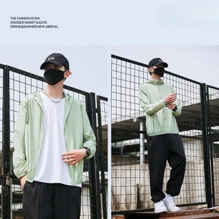 GENIO LAMODE เสื้อกันยูวีไอซี่ซิลค์ ผู้ชายผู้หญิงใส่ได้ กันยูวี UPF50+ น้ำหนักเบา เนื้อนุ่ม ระบายอากาศดี