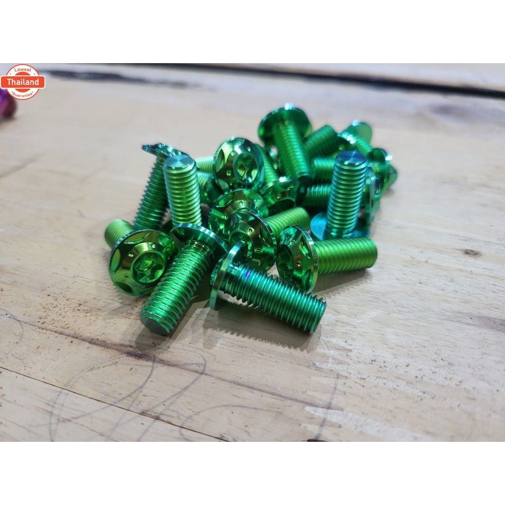 น็อตไทเทเนียมยึดปั้ม  ยึดขาปั้ม M8×20mm M8×25mm