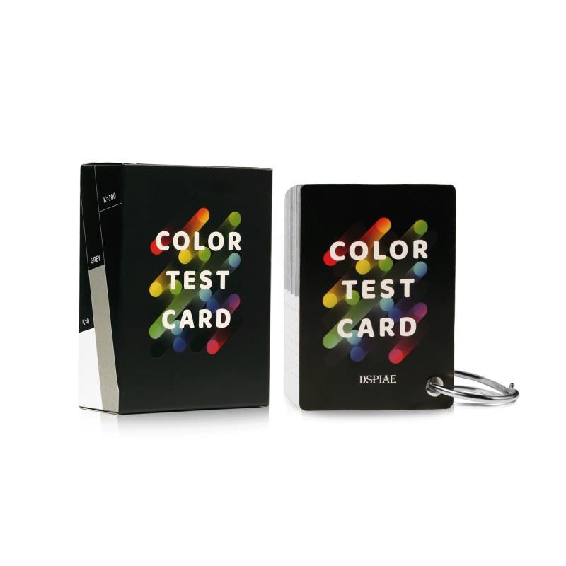 DSPIAE DSPIAE สีทดสอบการ์ด CC-01 รุ่น Gundam ทหารสี Spraying ทดสอบเครื่องมือสีการ์ดบันทึก 8.18 12