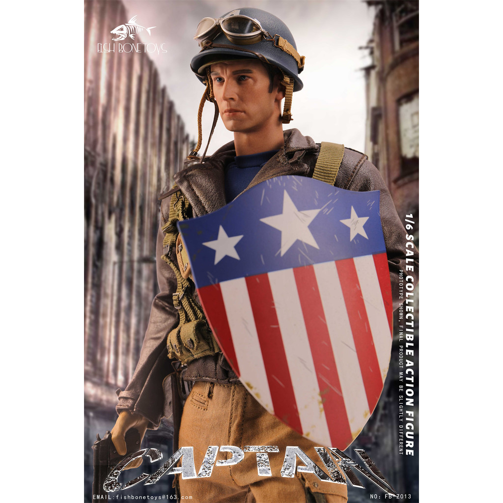 [Collection Boutique] Ready Stock FISH BONETOYS 1/6 FB-Z013 ตุ๊กตาทหารเคลื่อนย้ายได้